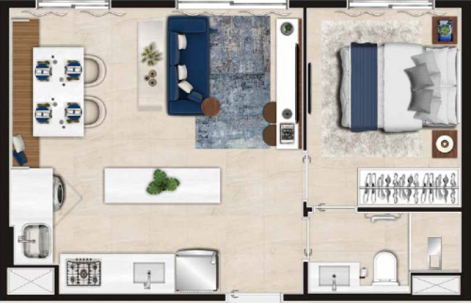 Imagem Apartamento com 2 Quartos à Venda, 34 m² em Lapa - São Paulo