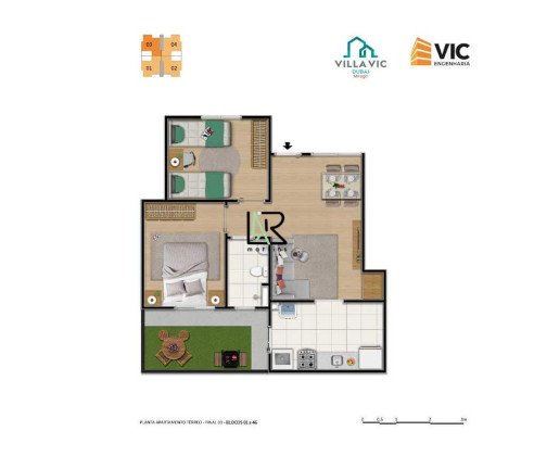 Imagem Apartamento com 1 Quarto à Venda, 48 m² em Serra Dourada - Vespasiano