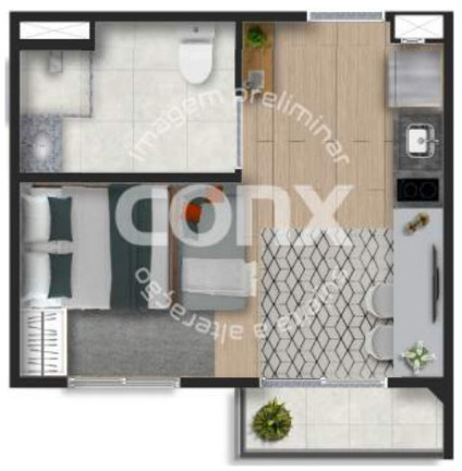 Apartamento com 1 Quarto à Venda, 35 m² em Vila Romana - São Paulo