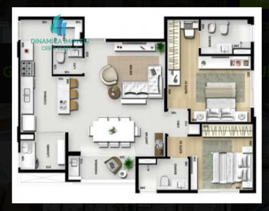 Imagem Apartamento com 2 Quartos à Venda, 91 m² em Cambuí - Campinas