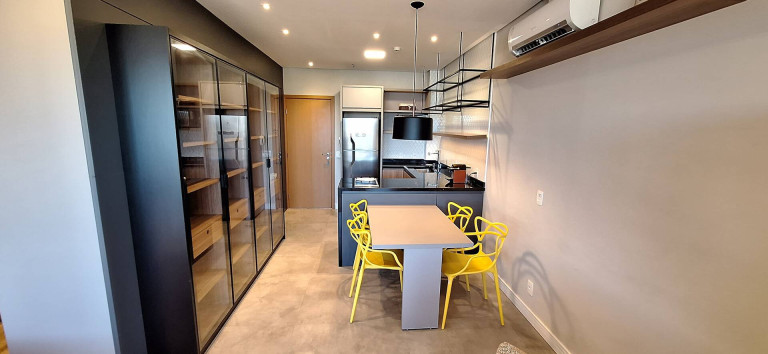 Imagem Apartamento com 1 Quarto para Alugar, 45 m² em Tamboré - Santana De Parnaíba