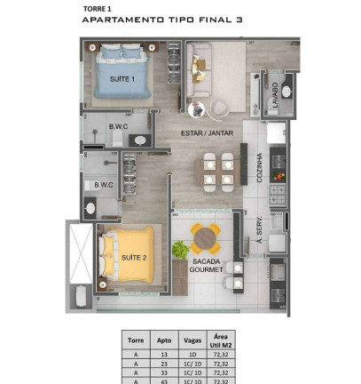 Imagem Apartamento com 2 Quartos à Venda, 68 m² em Itaguá - Ubatuba