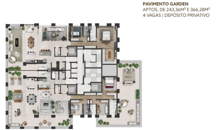 Apartamento com 3 Quartos à Venda, 191 m² em Itaim Bibi - São Paulo