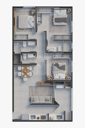 Imagem Apartamento com 2 Quartos à Venda, 56 m² em Praia Brava - Itajaí