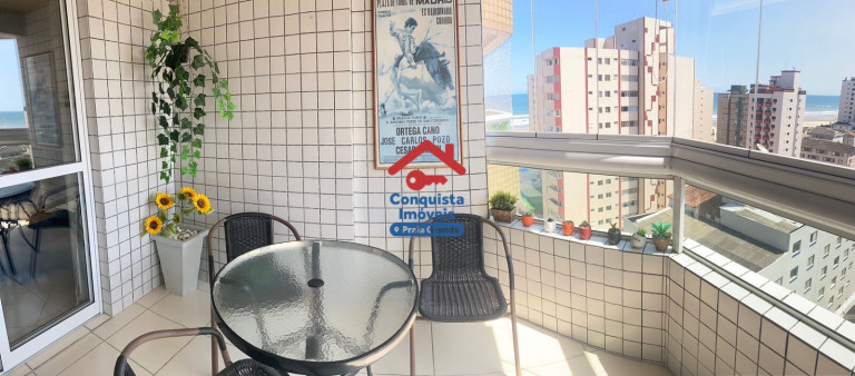 Imagem Apartamento com 2 Quartos à Venda, 109 m² em Guilhermina - Praia Grande