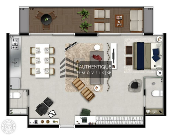 Imagem Apartamento com 1 Quarto à Venda, 35 m² em Vila Olímpia - São Paulo