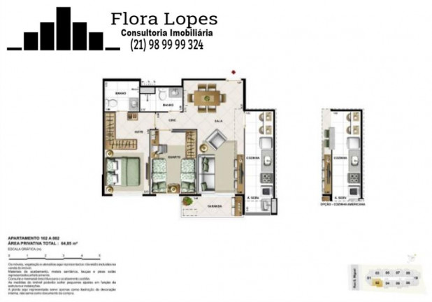 Apartamento com 3 Quartos à Venda, 78 m² em Tijuca - Rio De Janeiro