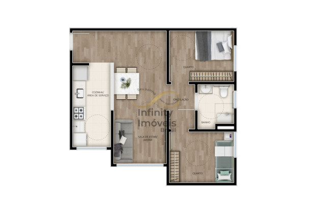 Imagem Apartamento à Venda, 48 m² em Monte Verde - Betim