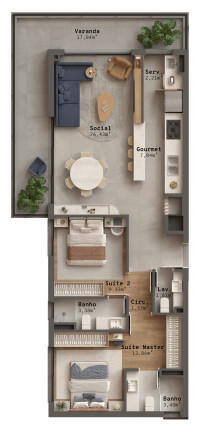Imagem Apartamento com 3 Quartos à Venda, 123 m² em Petrópolis - Porto Alegre