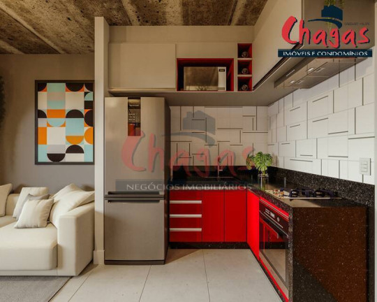 Imagem Apartamento com 1 Quarto à Venda, 38 m² em Praia Das Palmeiras - Caraguatatuba