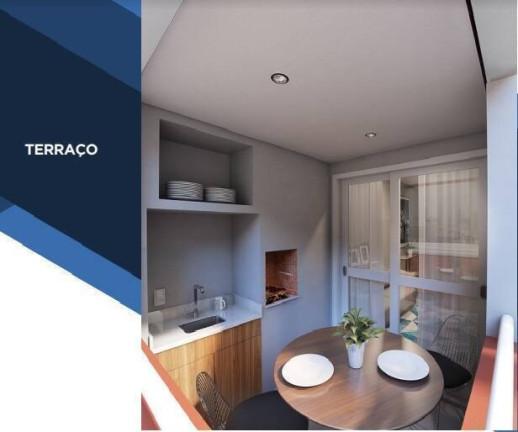 Apartamento com 2 Quartos à Venda, 53 m² em Vila Tibiriçá - Santo André