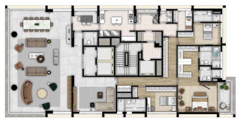 Apartamento com 4 Quartos à Venda, 359 m² em Vila Nova Conceição - São Paulo
