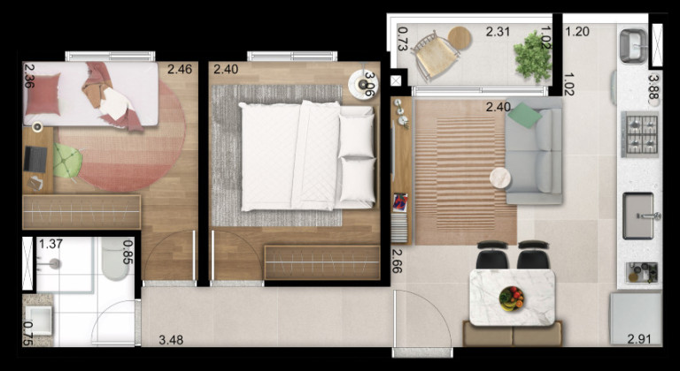 Imagem Apartamento com 2 Quartos à Venda, 42 m² em Tucuruvi - São Paulo