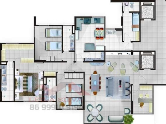 Imagem Apartamento à Venda, 168 m² em Fatima - Teresina