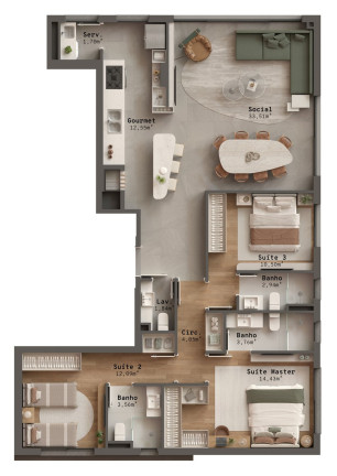 Imagem Apartamento com 3 Quartos à Venda, 144 m² em Petrópolis - Porto Alegre