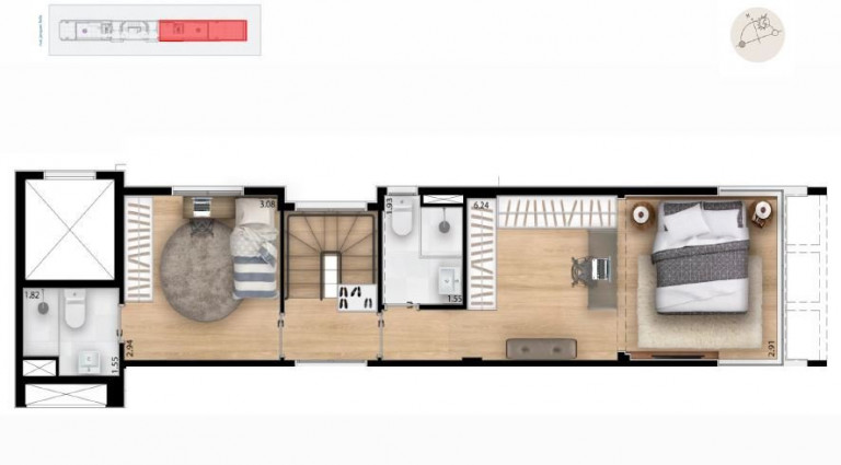 Imagem Apartamento com 1 Quarto à Venda, 75 m² em Vila Nova Conceição - São Paulo