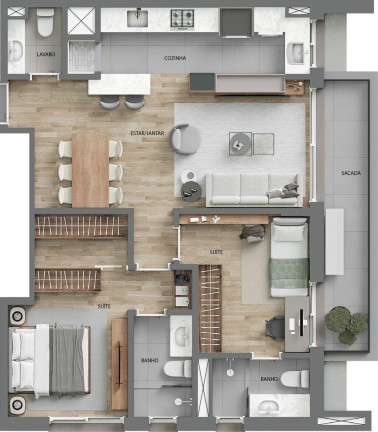 Imagem Apartamento com 1 Quarto à Venda, 85 m² em Moinhos De Vento - Porto Alegre