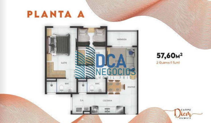 Imagem Apartamento com 2 Quartos à Venda, 57 m² em Monte Castelo - São José Dos Campos