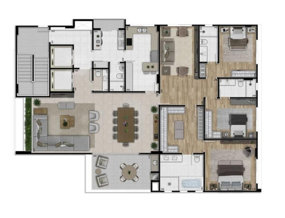 Imagem Apartamento com 3 Quartos à Venda, 225 m² em Cabral - Curitiba
