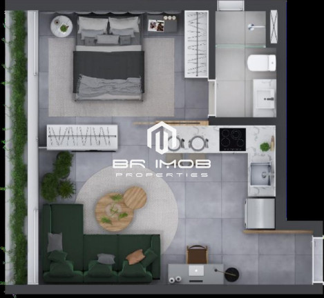 Imagem Apartamento com 1 Quarto à Venda, 39 m² em Itaim Bibi - São Paulo