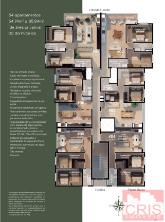 Imagem Apartamento com 2 Quartos à Venda, 55 m² em Humaitá - Bento Gonçalves