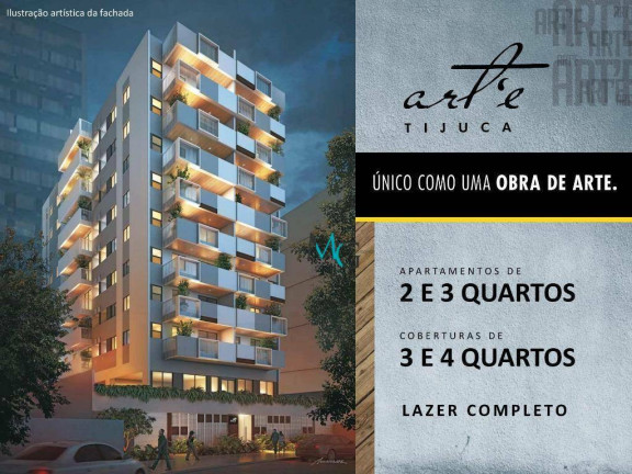 Imagem Apartamento com 2 Quartos à Venda, 62 m² em Tijuca - Rio De Janeiro