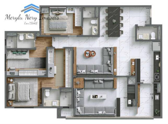 Imagem Apartamento com 3 Quartos à Venda, 125 m² em Ipiranga - São Paulo