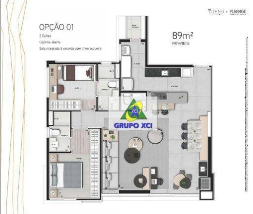 Imagem Apartamento com 2 Quartos à Venda, 89 m² em Cambuí - Campinas