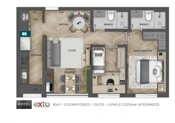 Imagem Apartamento com 3 Quartos à Venda, 82 m² em Morumbi - São Paulo