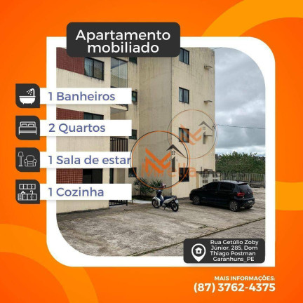 Imagem Apartamento com 2 Quartos para Alugar, 56 m² em Magano - Garanhuns