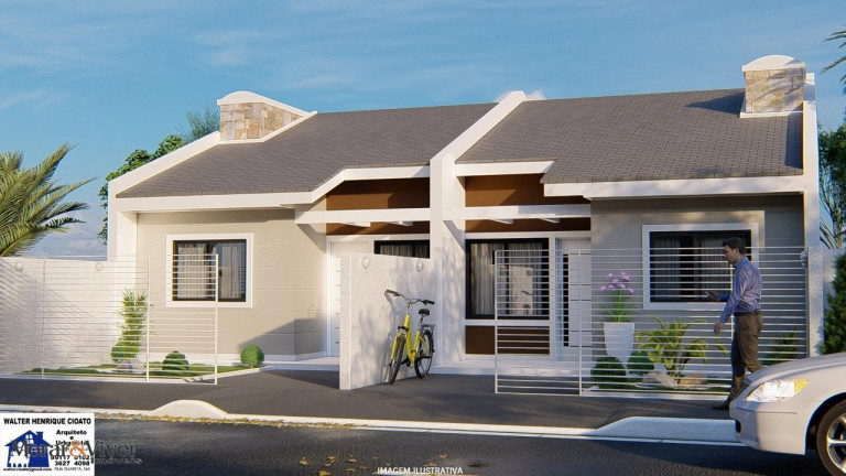 Imagem Casa com 3 Quartos à Venda, 54 m² em Gralha Azul - Fazenda Rio Grande