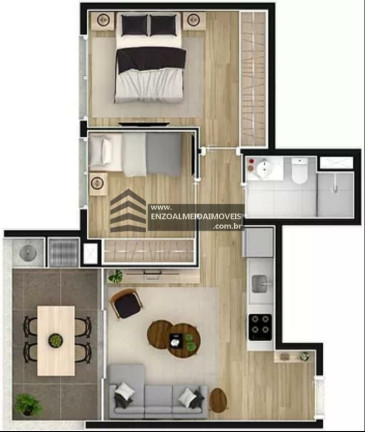 Apartamento com 2 Quartos à Venda, 68 m² em Jardins - São Paulo