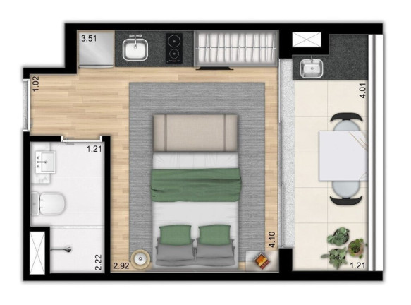 Imagem Apartamento com 2 Quartos à Venda, 60 m² em Bela Vista - São Paulo