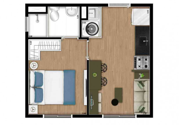 Imagem Apartamento com 2 Quartos à Venda, 35 m² em São Mateus - São Paulo