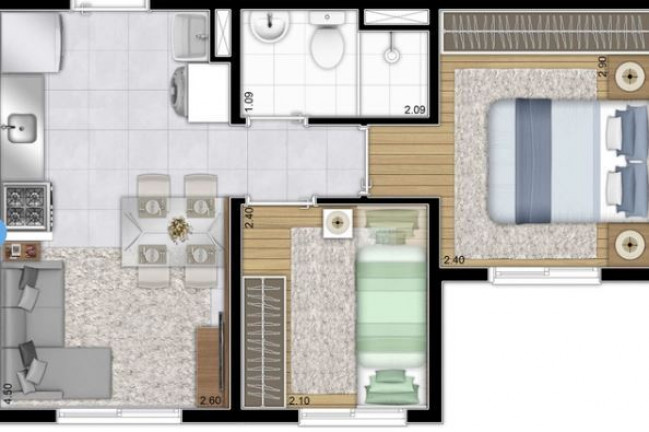 Imagem Apartamento com 2 Quartos à Venda, 34 m² em Barra Funda - São Paulo