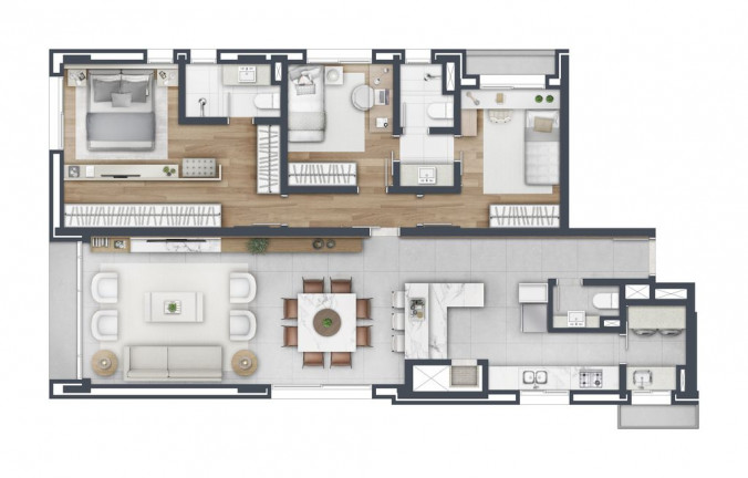 Apartamento com 3 Quartos à Venda, 124 m² em Moinhos De Vento - Porto Alegre