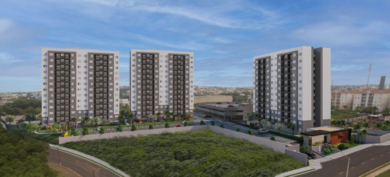Imagem Apartamento com 2 Quartos à Venda, 55 m² em Chácaras Acaraí - Hortolândia
