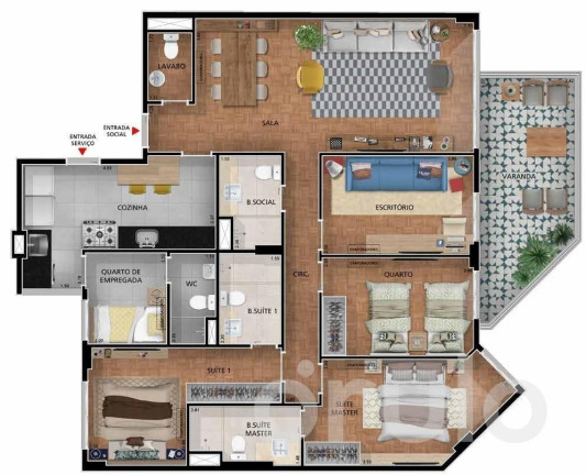 Imagem Apartamento com 4 Quartos à Venda, 135 m² em Jardim Botânico - Rio De Janeiro