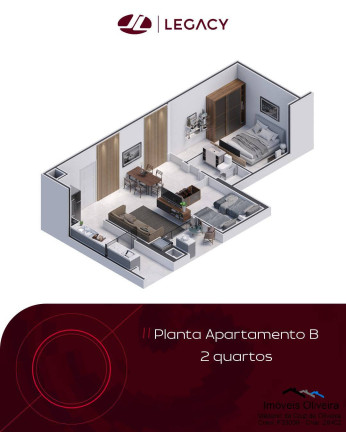 Imagem Apartamento com 1 Quarto à Venda, 45 m² em Centro - Cascavel