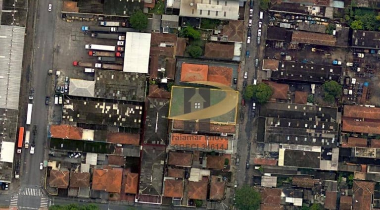 Imagem Terreno à Venda ou Locação, 800 m² em Macuco - Santos