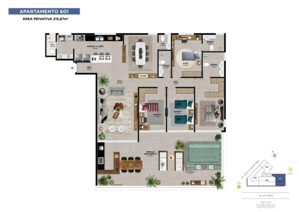Imagem Apartamento com 3 Quartos à Venda, 207 m² em Barra Da Tijuca - Rio De Janeiro