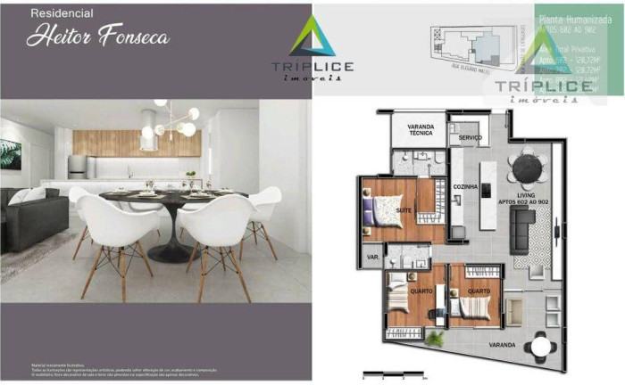 Imagem Apartamento com 3 Quartos à Venda, 106 m² em Santa Helena - Juiz De Fora