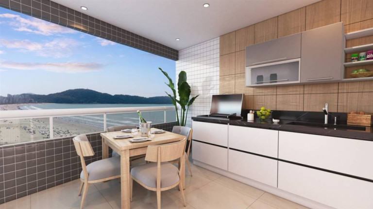 Imagem Apartamento com 3 Quartos à Venda, 103 m² em Guilhermina - Praia Grande
