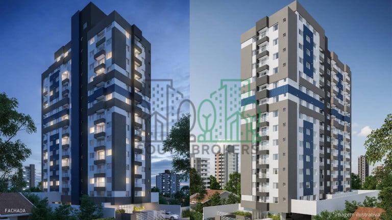 Imagem Apartamento com 2 Quartos à Venda, 45 m² em Capão Raso - Curitiba