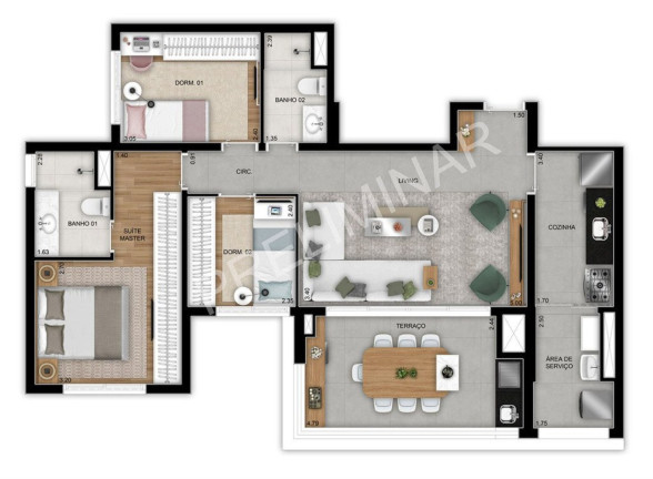 Imagem Apartamento com 1 Quarto à Venda, 28 m² em Jardim Prudência - São Paulo