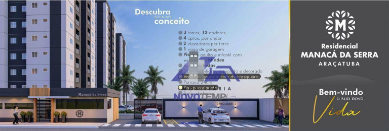 Imagem Apartamento com 2 Quartos à Venda, 48 m² em Parque Residencial Aeroporto - Araçatuba