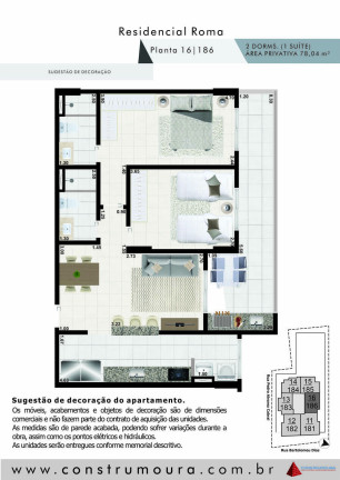 Imagem Apartamento com 2 Quartos à Venda, 78 m² em Campo Da Aviação - Praia Grande