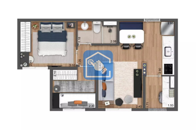 Imagem Apartamento com 2 Quartos à Venda, 39 m² em Freguesia Do ó - São Paulo