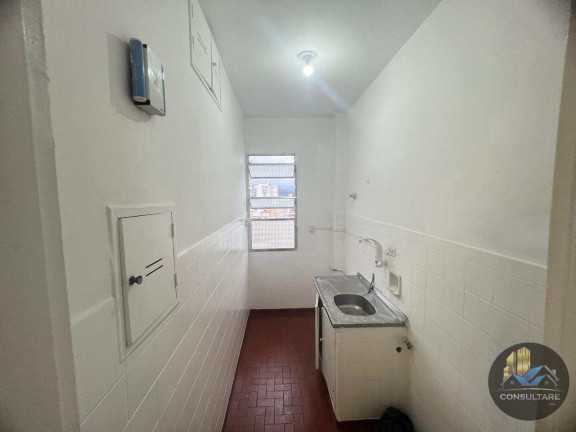 Imagem Apartamento com 1 Quarto para Alugar, 45 m² em José Menino - Santos