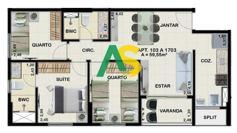 Imagem Apartamento com 3 Quartos à Venda, 61 m² em Madalena - Recife